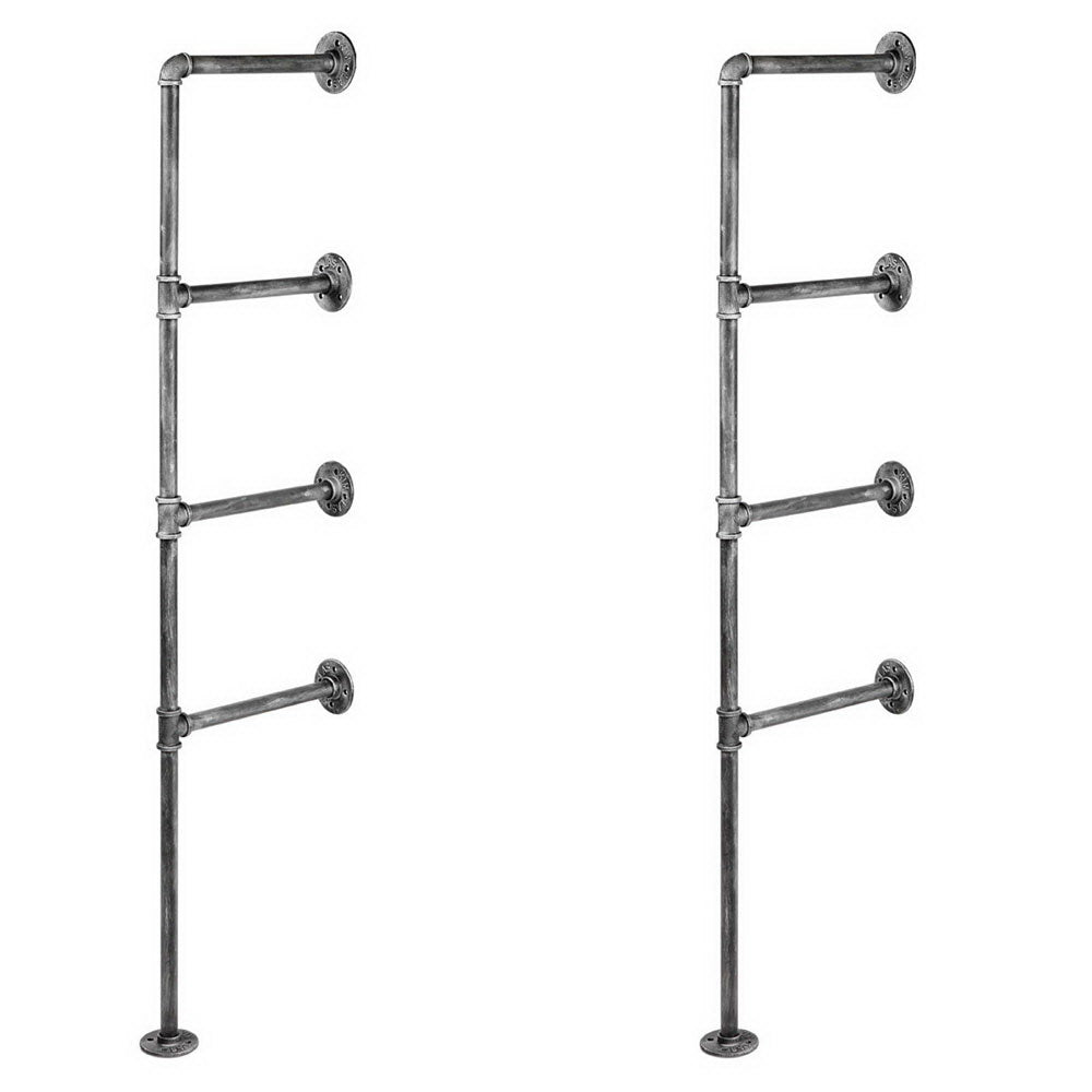 Artiss Wall Shelves Display Bookshelf Industrial DIY Pipe Shelf Rustic Brackets freeshipping - Awezingly