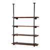 Artiss Industrial DIY Pipe Shelf Rustic Floating Wall Display Shelves Brackets