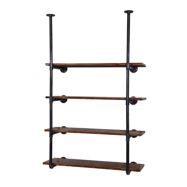 Artiss Industrial DIY Pipe Shelf Rustic Floating Wall Display Shelves Brackets Artiss