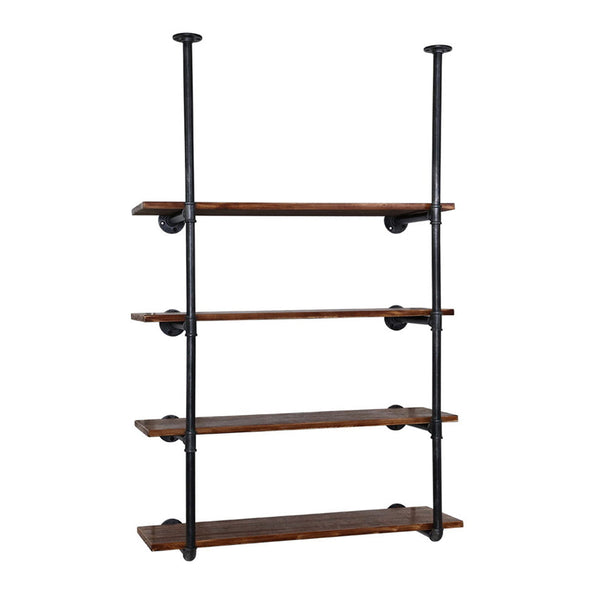 Artiss Industrial DIY Pipe Shelf Rustic Floating Wall Display Shelves Brackets Artiss