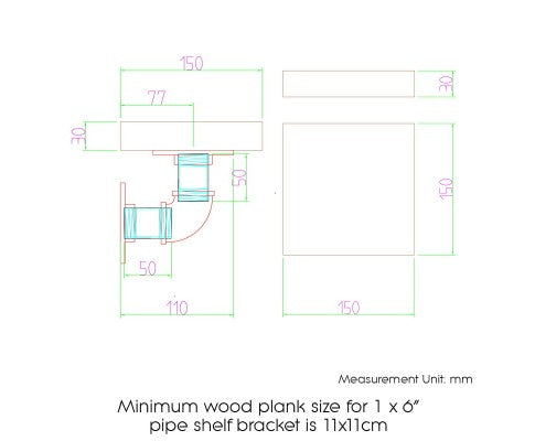 Artiss 6inch 9 Piece Wall Mounted Shelf Set freeshipping - Awezingly