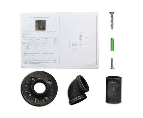 Artiss 6inch 9 Piece Wall Mounted Shelf Set freeshipping - Awezingly