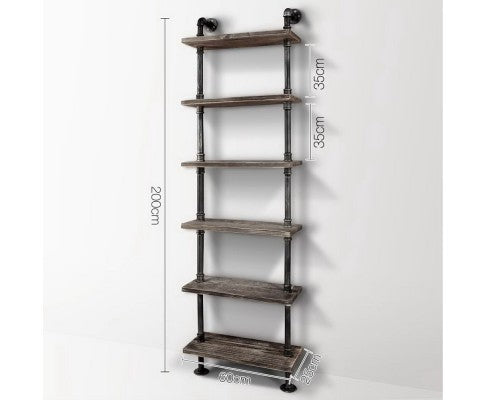 Artiss 6 Level DIY Wooden Bookshelf freeshipping - Awezingly
