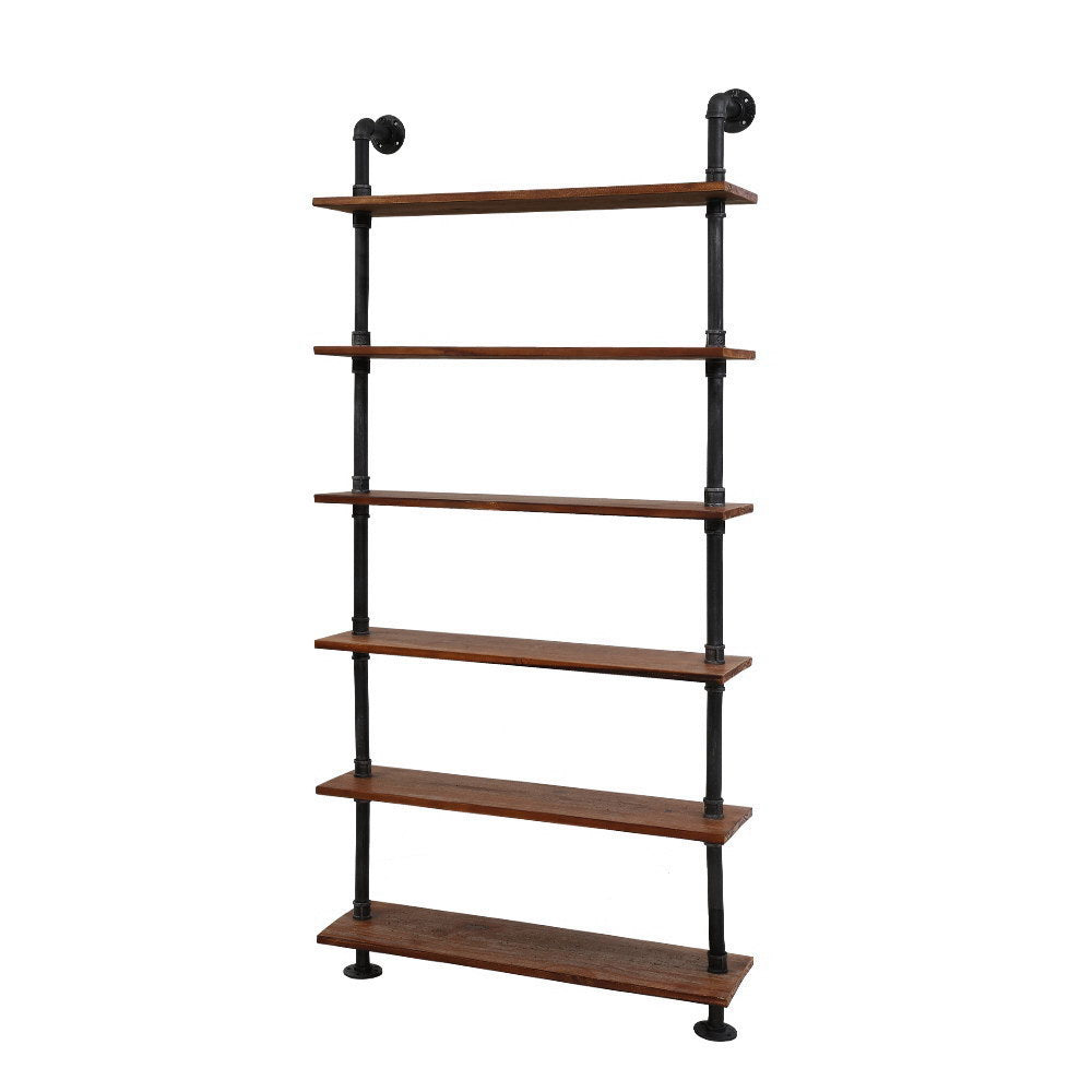 Artiss Rustic Vintage DIY Pipe Shelf Shelves Brackets Wall Display Bookshelf Artiss
