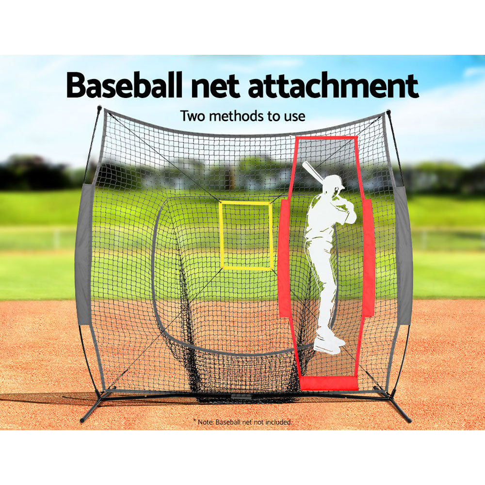 Everfit Baseball Pitching Kit with Rack Rebound Net Softball Training Aid Everfit