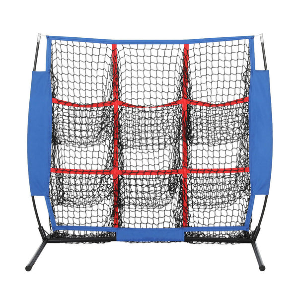 Everfit 9 Pockets Pitching Net Baseball Football Target Net Softball Pitcher Everfit