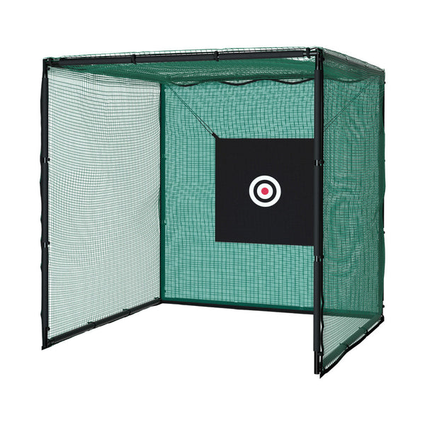 Golf Practice Cage 3M Hitting Net with Steel Frame Football Baseball Training Everfit