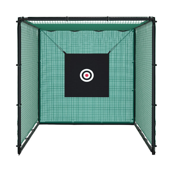 Golf Practice Cage 3M Hitting Net with Steel Frame Football Baseball Training Everfit