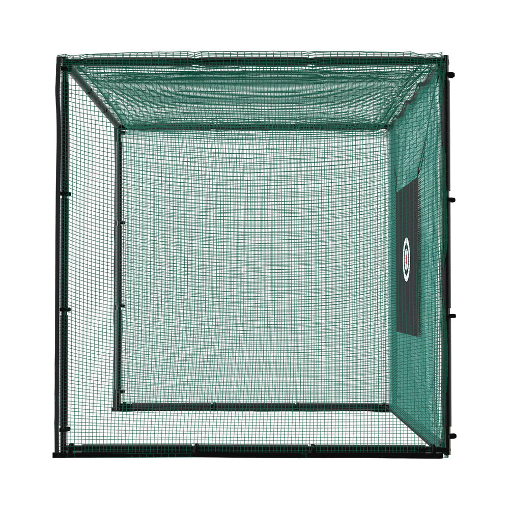 Golf Practice Cage 3M Hitting Net with Steel Frame Football Baseball Training Everfit