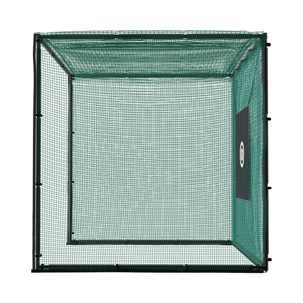 Golf Practice Cage 3M Hitting Net with Steel Frame Football Baseball Training Everfit