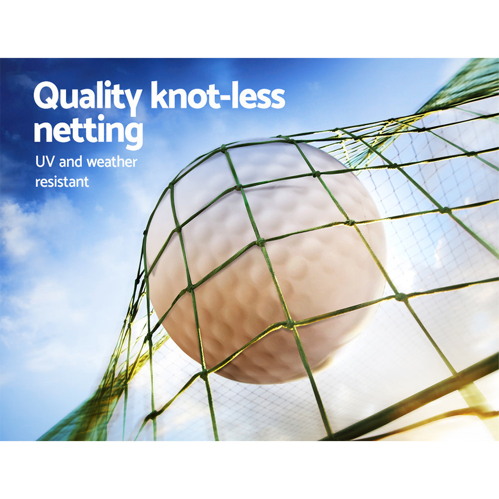 Golf Practice Cage 3M Hitting Net with Steel Frame Football Baseball Training Everfit