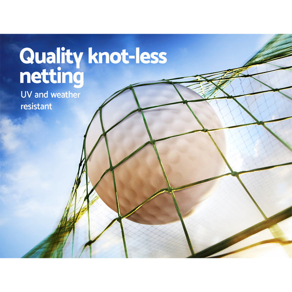 Golf Practice Cage 3M Hitting Net with Steel Frame Football Baseball Training Everfit