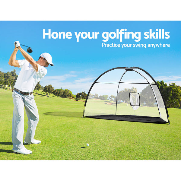 Everfit 3.5M Golf Practice Net Portable Training Aid Driving Target Mat Soccer Everfit
