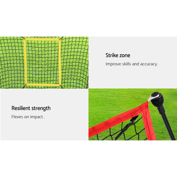 Everfit Portable Baseball Training Net Stand Softball Practice Sports Tennis freeshipping - Awezingly
