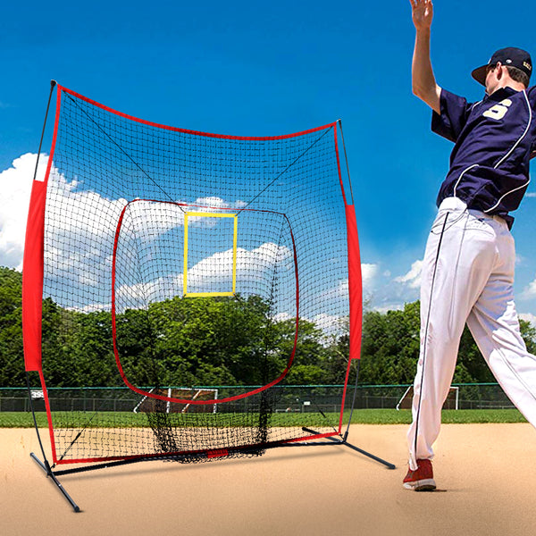 Everfit Portable Baseball Training Net Stand Softball Practice Sports Tennis freeshipping - Awezingly