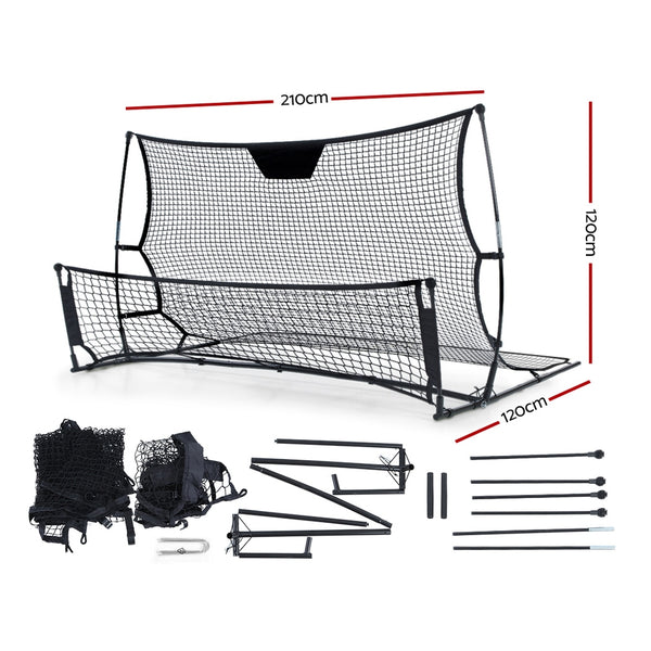 Everfit Portable Soccer Rebounder Net Volley Training Football Goal Trainer XL freeshipping - Awezingly
