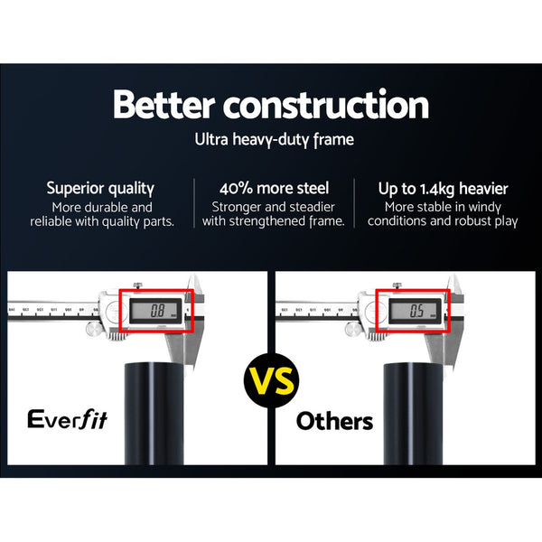 Everfit Portable Soccer Rebounder Net Volley Training Football Goal Trainer XL freeshipping - Awezingly