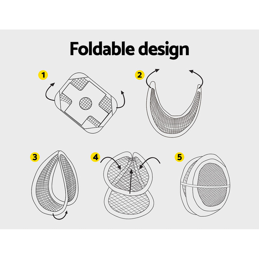 Everfit Soccer Goal Football Net Baseball Target Rebound Training Carry Bag Everfit