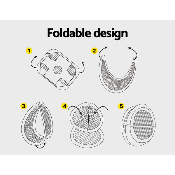 Everfit Soccer Goal Football Net Baseball Target Rebound Training Carry Bag Everfit