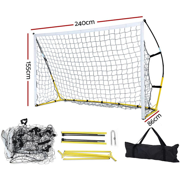 Everfit Portable Soccer Football Goal Net Kids Outdoor Training Sports Everfit