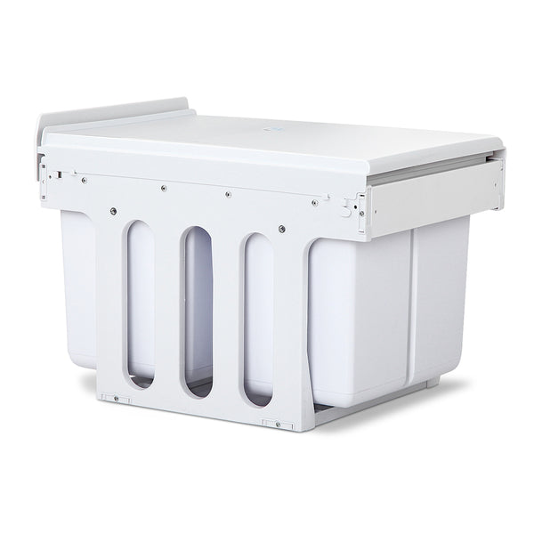 Cefito 2x15L Pull Out Bin - White freeshipping - Awezingly