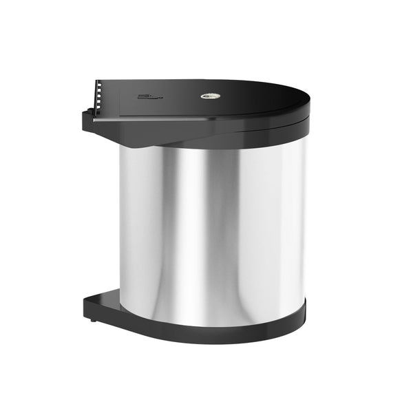 Cefito Kitchen Swing Out Pull Out Bin Stainless Steel Garbage Rubbish Can 12L Cefito