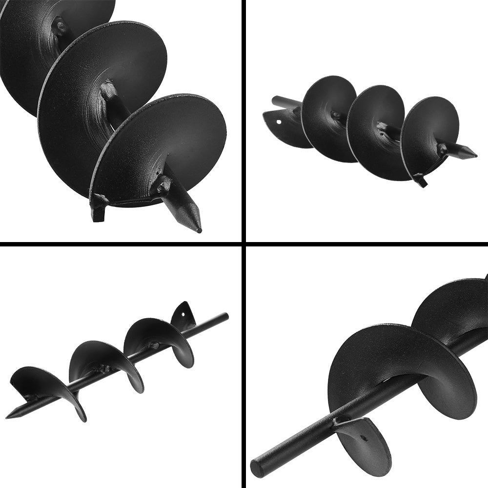 GIANTZ Power Garden Auger Small Earth Planter 75 X 300MM Black Giantz
