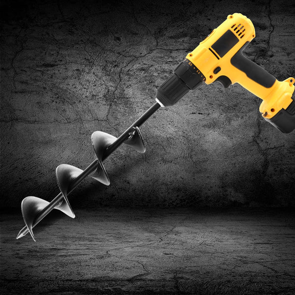 GIANTZ Power Garden Auger Small Earth Planter 75 X 300MM Black Giantz