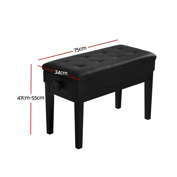 Alpha Piano Bench Stool Adjustable Height Keyboard Seat Does not apply