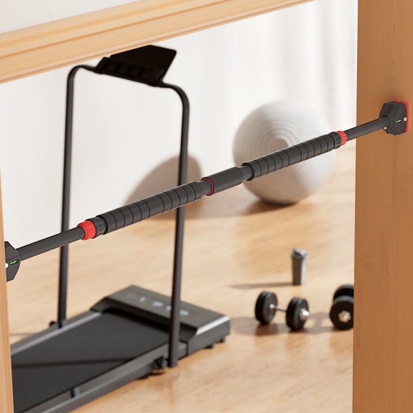 Everfit Adjustable Doorway Pull Up Bar 90CM-125CM Chin Up Bar Level Meter 300KG Everfit