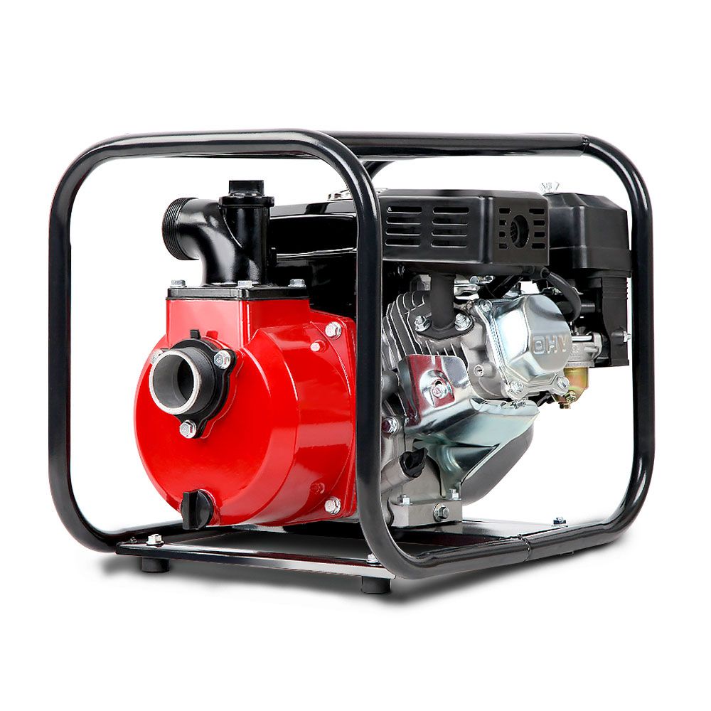 Giantz 2inch High Flow Water Pump - Black & Red Giantz