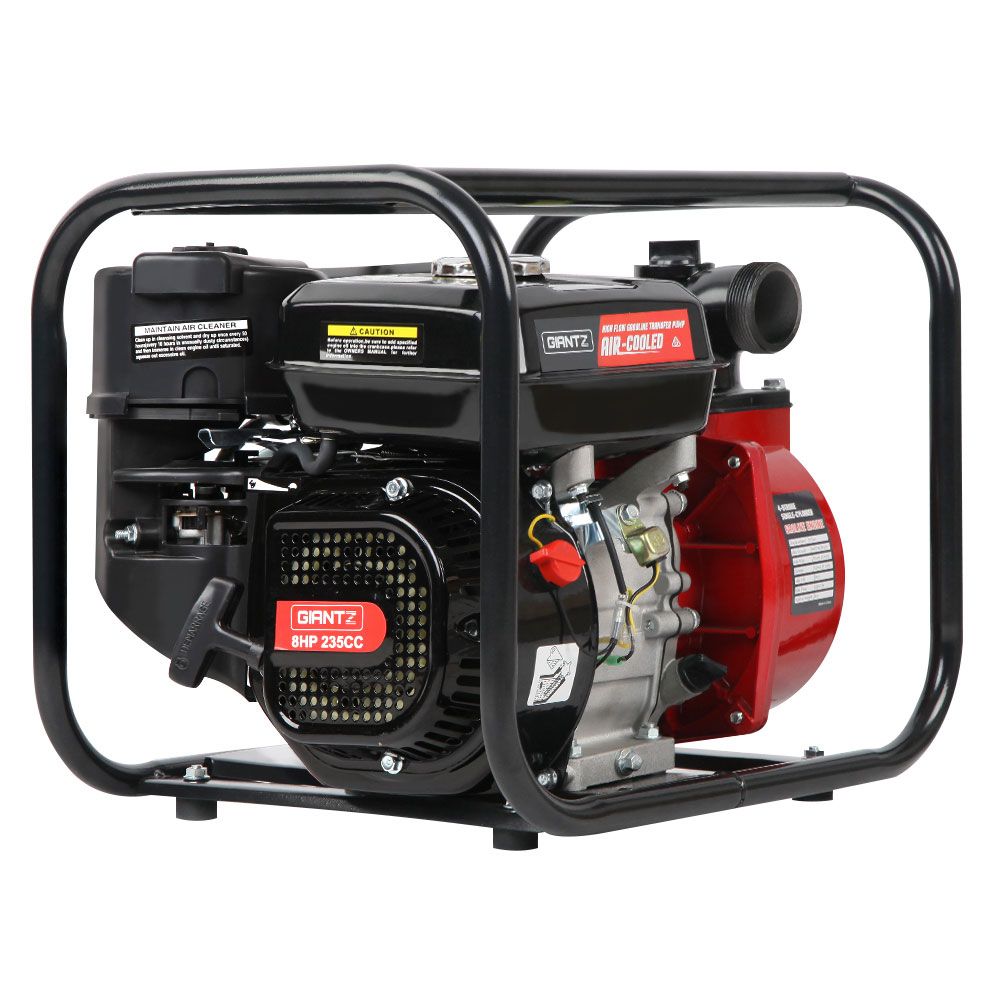 Giantz 2inch High Flow Water Pump - Black & Red Giantz