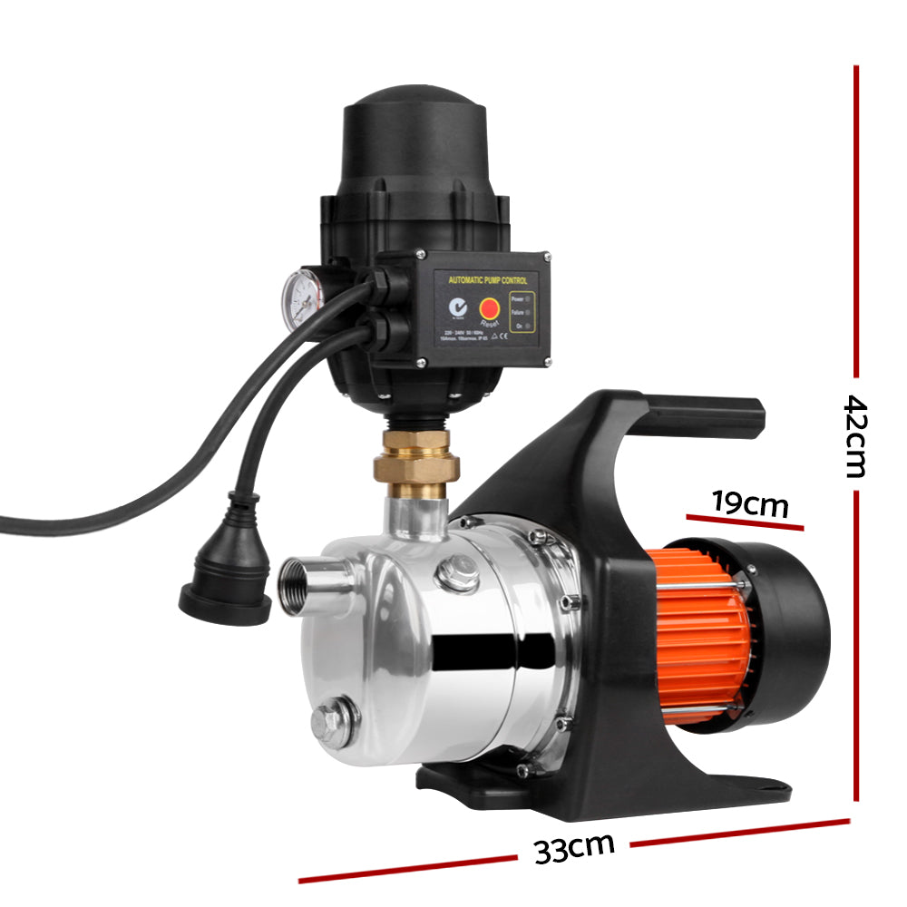 Giantz 1500W High Pressure Garden Water Pump with Auto Controller Giantz