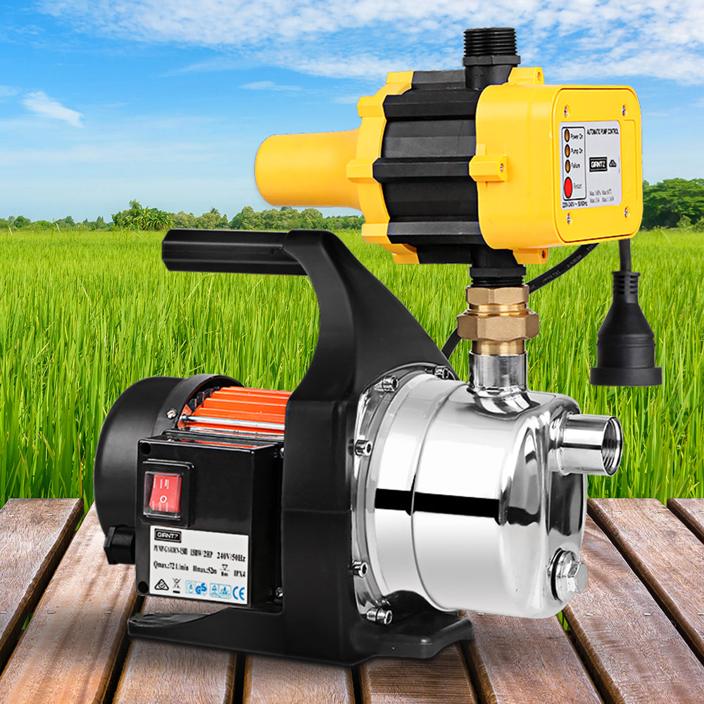 Giantz 1500W High Pressure Garden Water Pump with Auto Controller Giantz