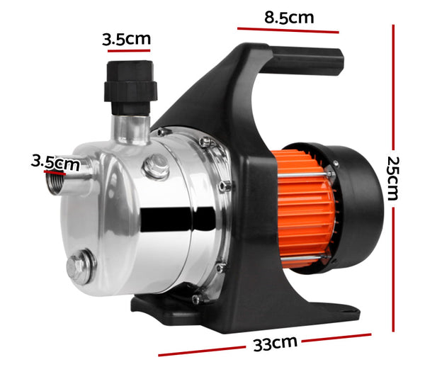 Giantz 800W Stainless Steel Garden Water Pump Giantz