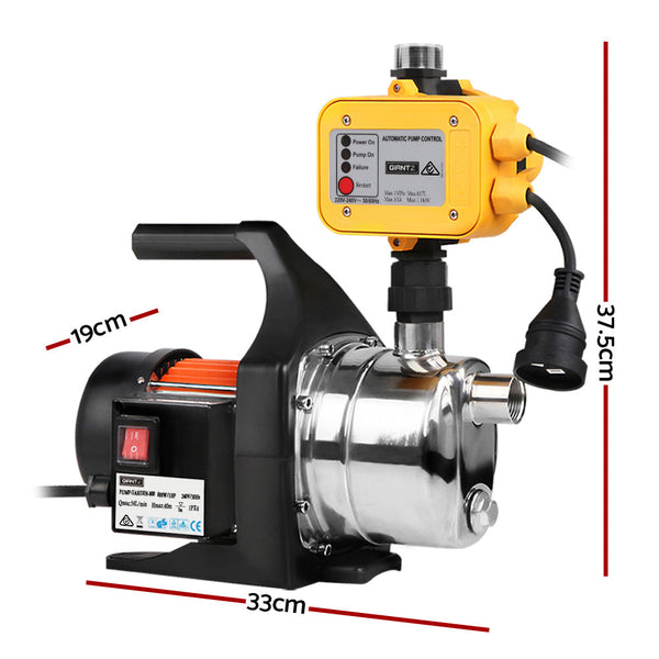 Giantz 800W High Pressure Garden Water Pump with Auto Controller Giantz