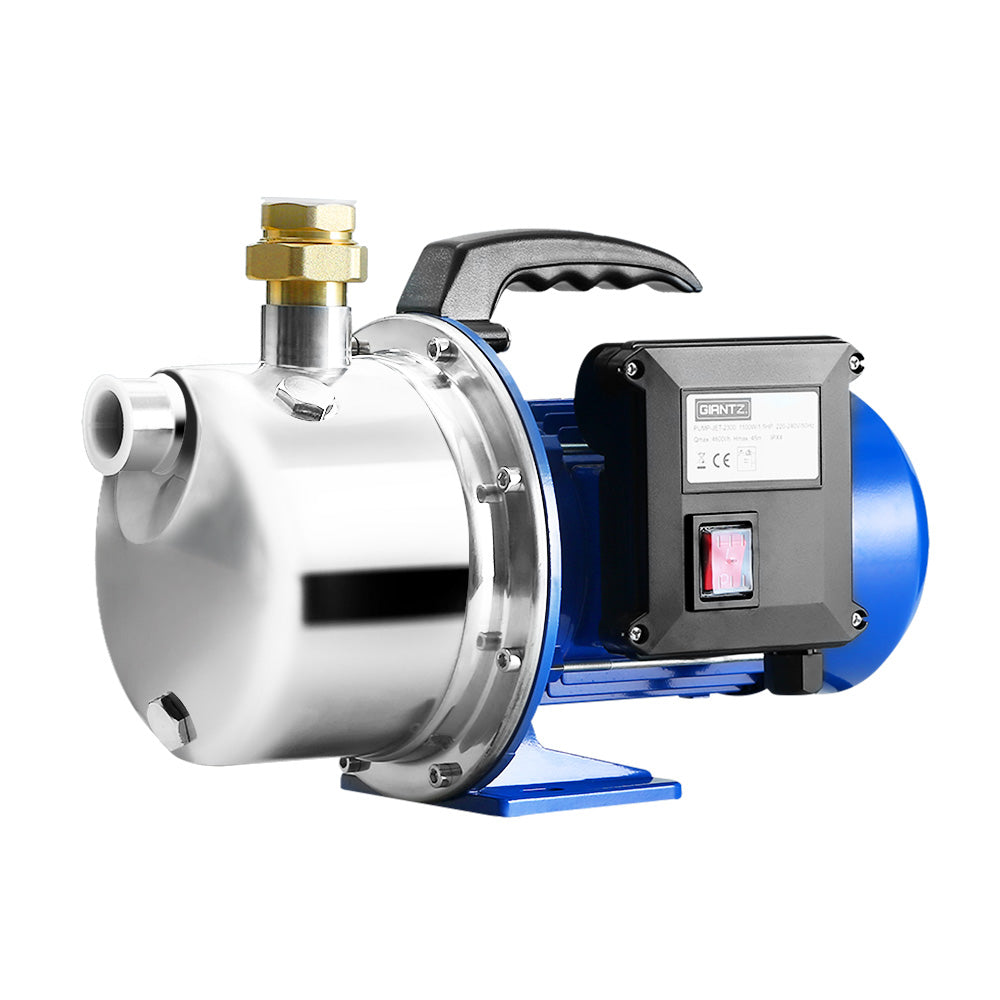 Giantz Water Pump High Pressure 1100W Stage Jet Rain Tank Pond Garden Irrigation Giantz