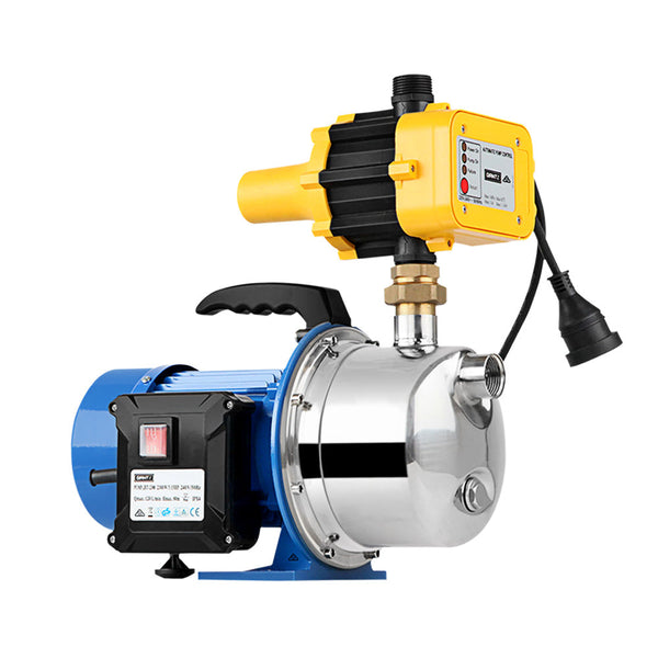 Giantz Garden Water Pump Jet High Pressure Controller Stage Irrigation 4600L/H Giantz