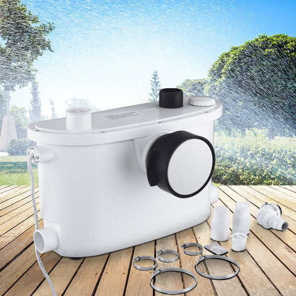 Macerator Sewerage Pump Waste Toilet Sewage Water Disposal Marine Basement Clean Giantz