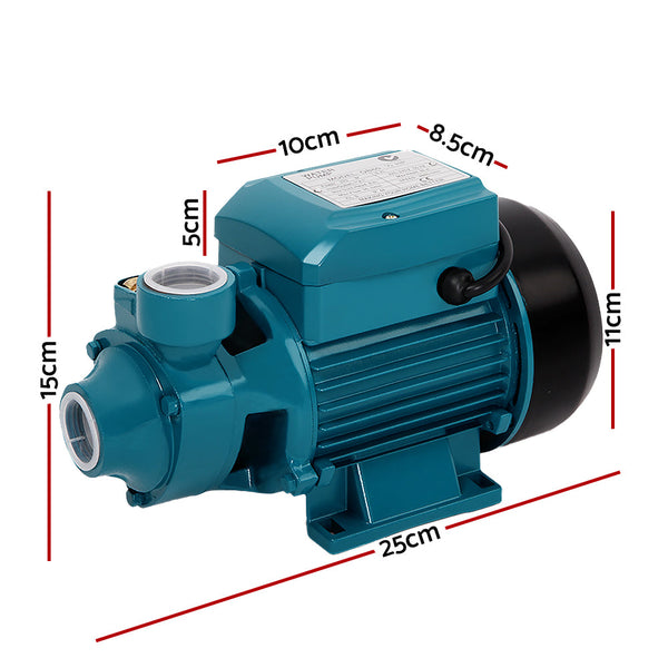 Giantz Peripheral Pump Water Garden Boiler Car Wash Irrigation Electric QB60 Giantz
