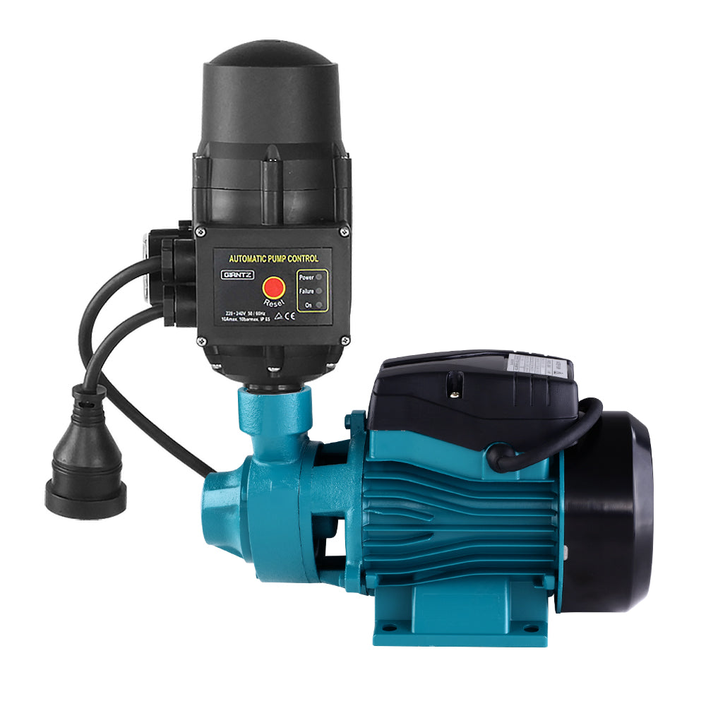 Auto Peripheral Water Pump Electric Clean Garden Farm Rain Tank Irrigation QB60 Giantz