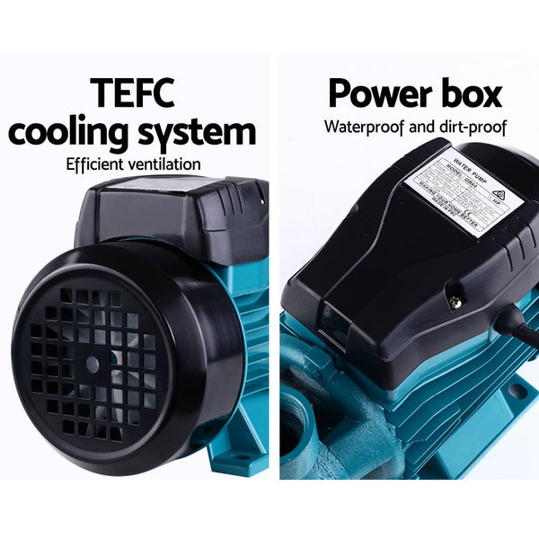 Auto Peripheral Water Pump Electric Clean Garden Farm Rain Tank Irrigation QB60 Giantz