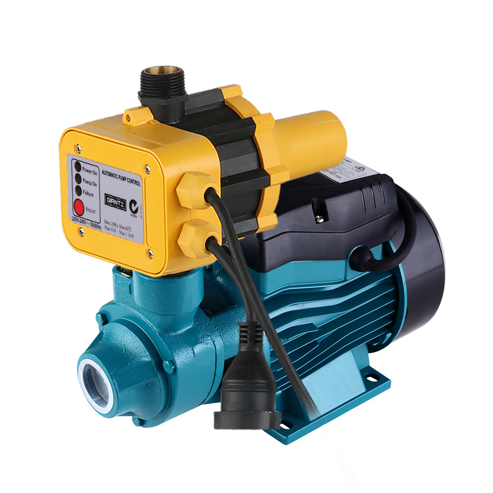 Auto Peripheral Water Pump Clean Electric Garden Farm Rain Tank Irrigation QB60 Yellow Giantz