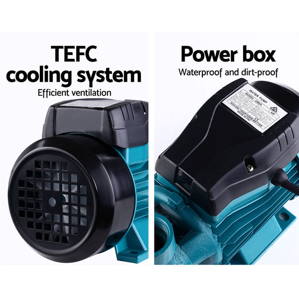 Auto Peripheral Water Pump Clean Electric Garden Farm Rain Tank Irrigation QB60 Yellow Giantz