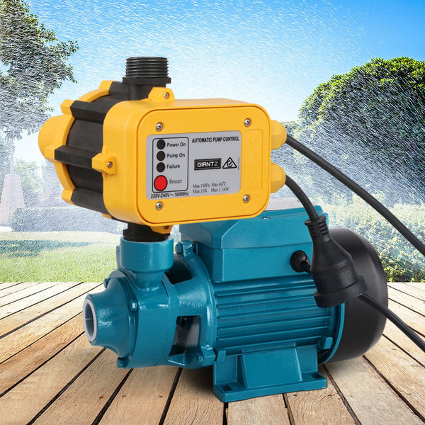Giantz Peripheral Pump Auto Controller Clean Water Garden Farm Rain Irrigation Giantz