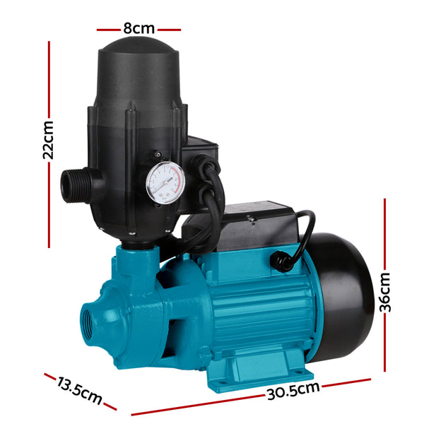 Giantz Auto Peripheral Pump Clean Water Garden Farm Rain Tank Irrigation QB80 Giantz