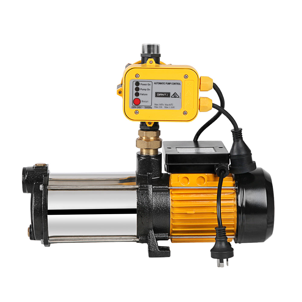 Giantz Water Pump High Pressure Multi Stage Copper Motor Garden Farm Irrigation Giantz