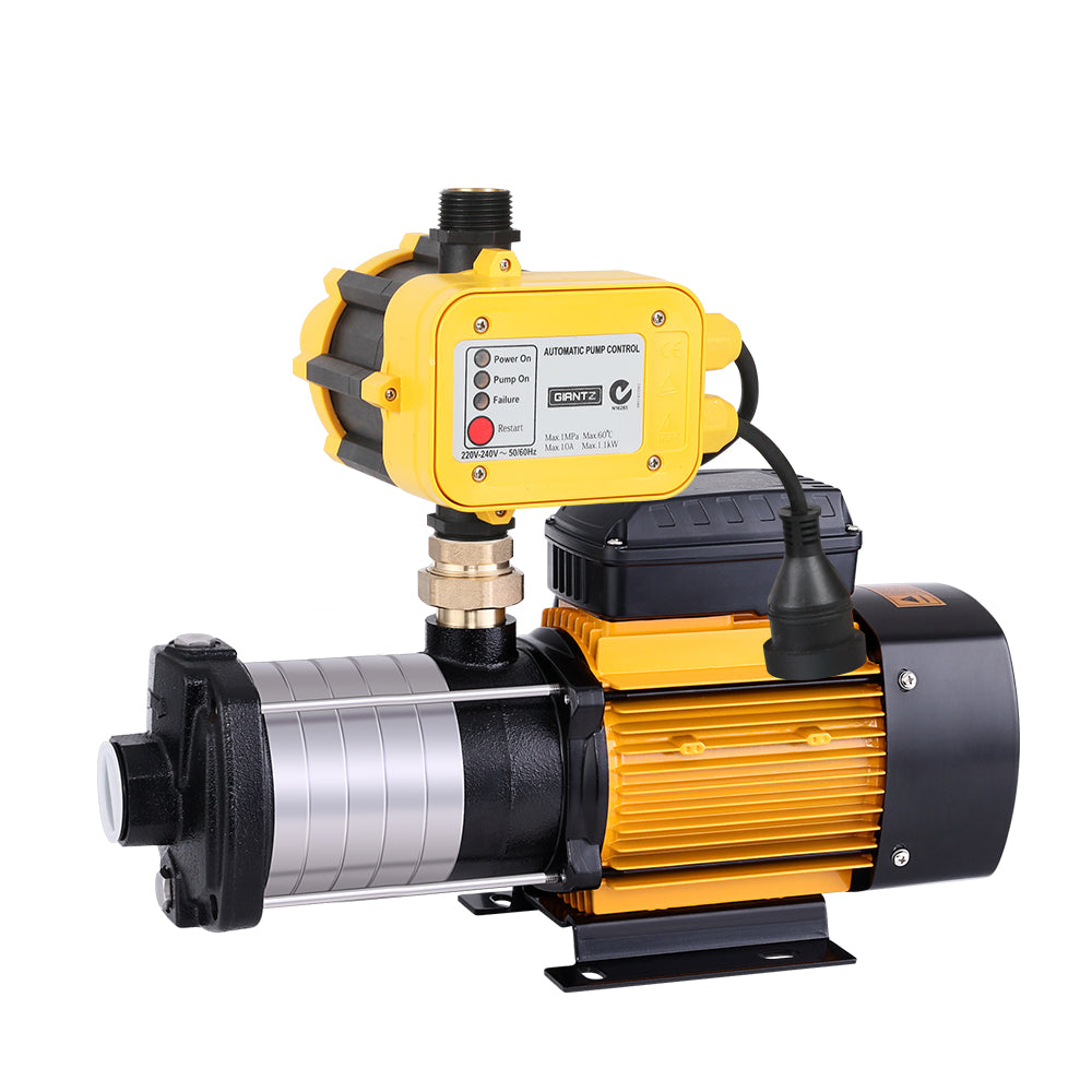Giantz Multi Stage Water Pump Pressure Rain Tank Garden Farm House Irrigation 2500W Giantz