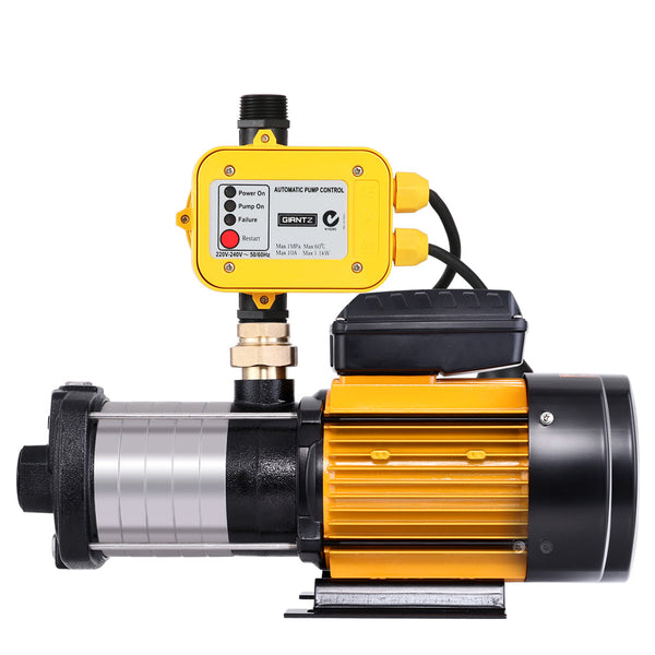Giantz Multi Stage Water Pump Pressure Rain Tank Garden Farm House Irrigation 2500W Giantz