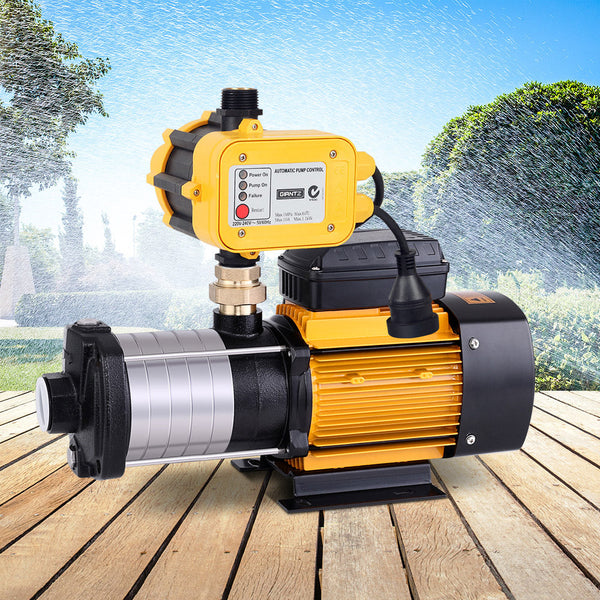 Giantz Multi Stage Water Pump Pressure Rain Tank Garden Farm House Irrigation 2500W Giantz
